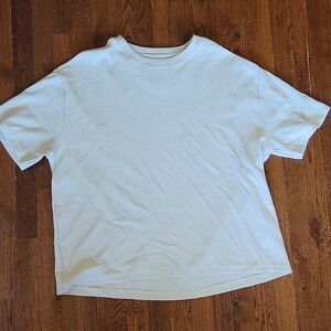 Denim & Flower Cream Short Sleeve Tee Mens